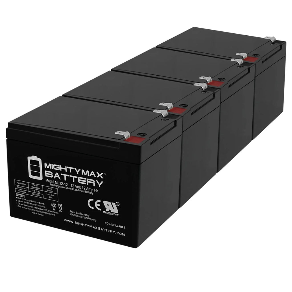 12V 12AH Deep-Cycle Rechargeable Battery D1694