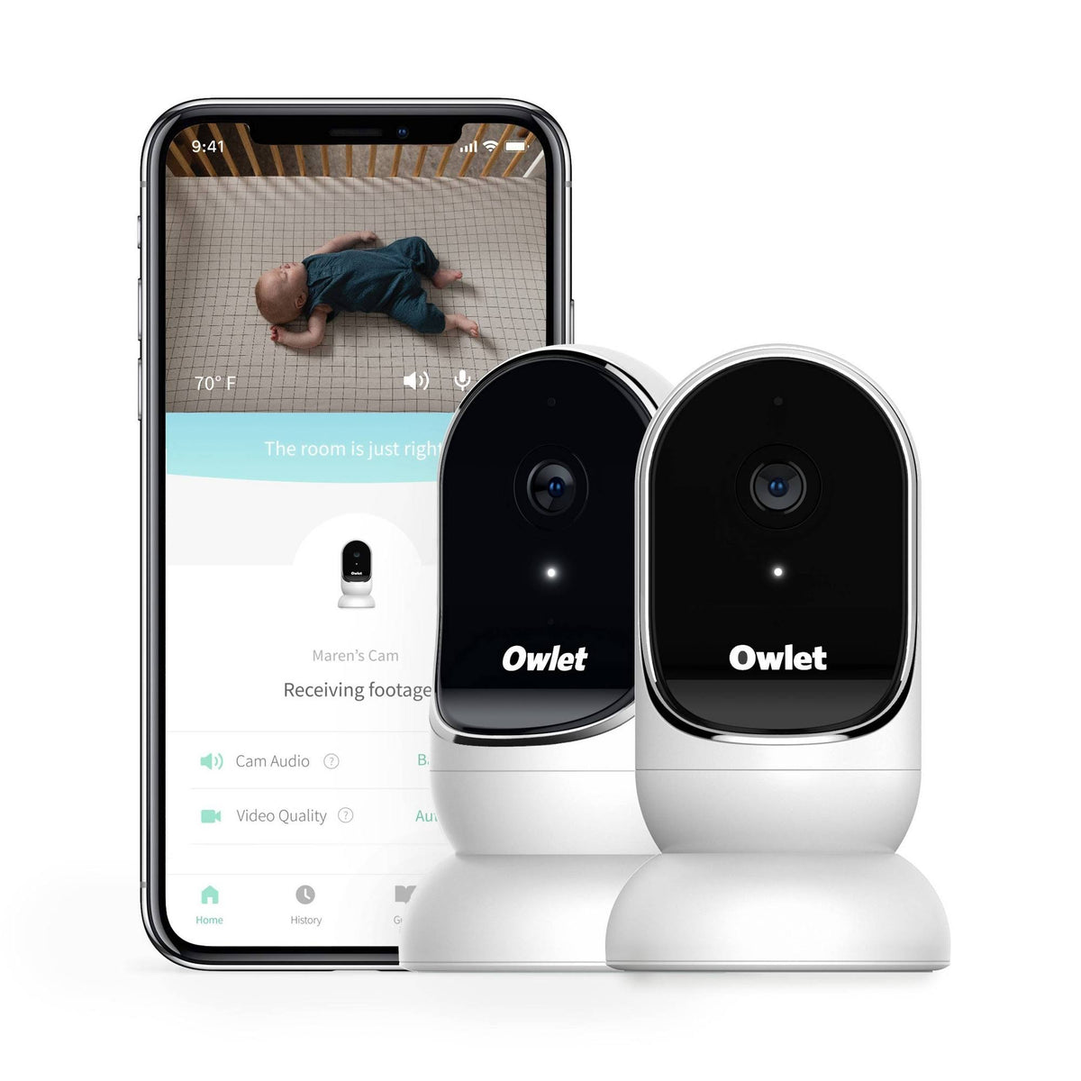Smart HD Video Baby Monitor 2 Pack T427