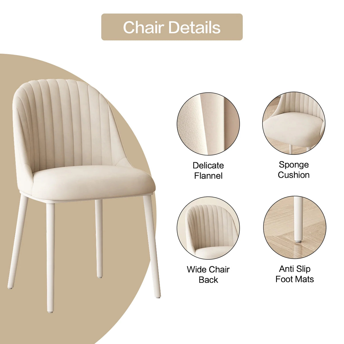 Dining Table Set with 6 Chairs A7110