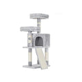 45.3-Inch Cat Tree with Scratching Post and Ramp Q7533