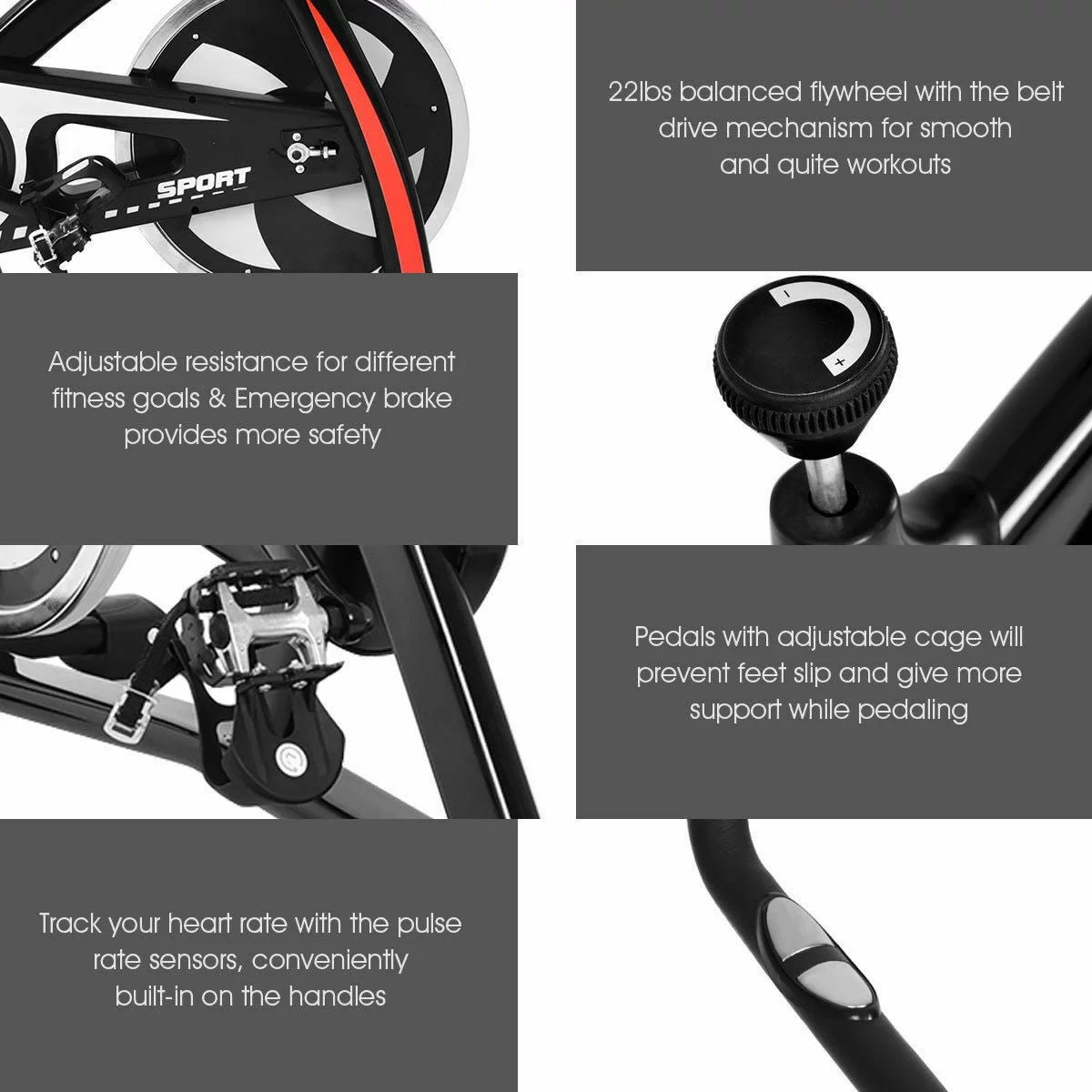 Adjustable Exercise Bike U9140