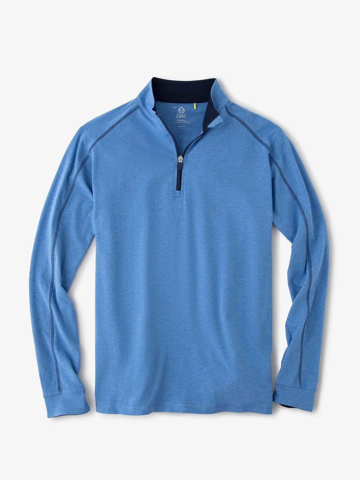 Lightweight Quarter Zip Nautical Blue Heather K6726
