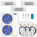 42,000 BTU 3 Zone Ceiling Cassette Ductless Air Conditioner and Heat Pump O8659
