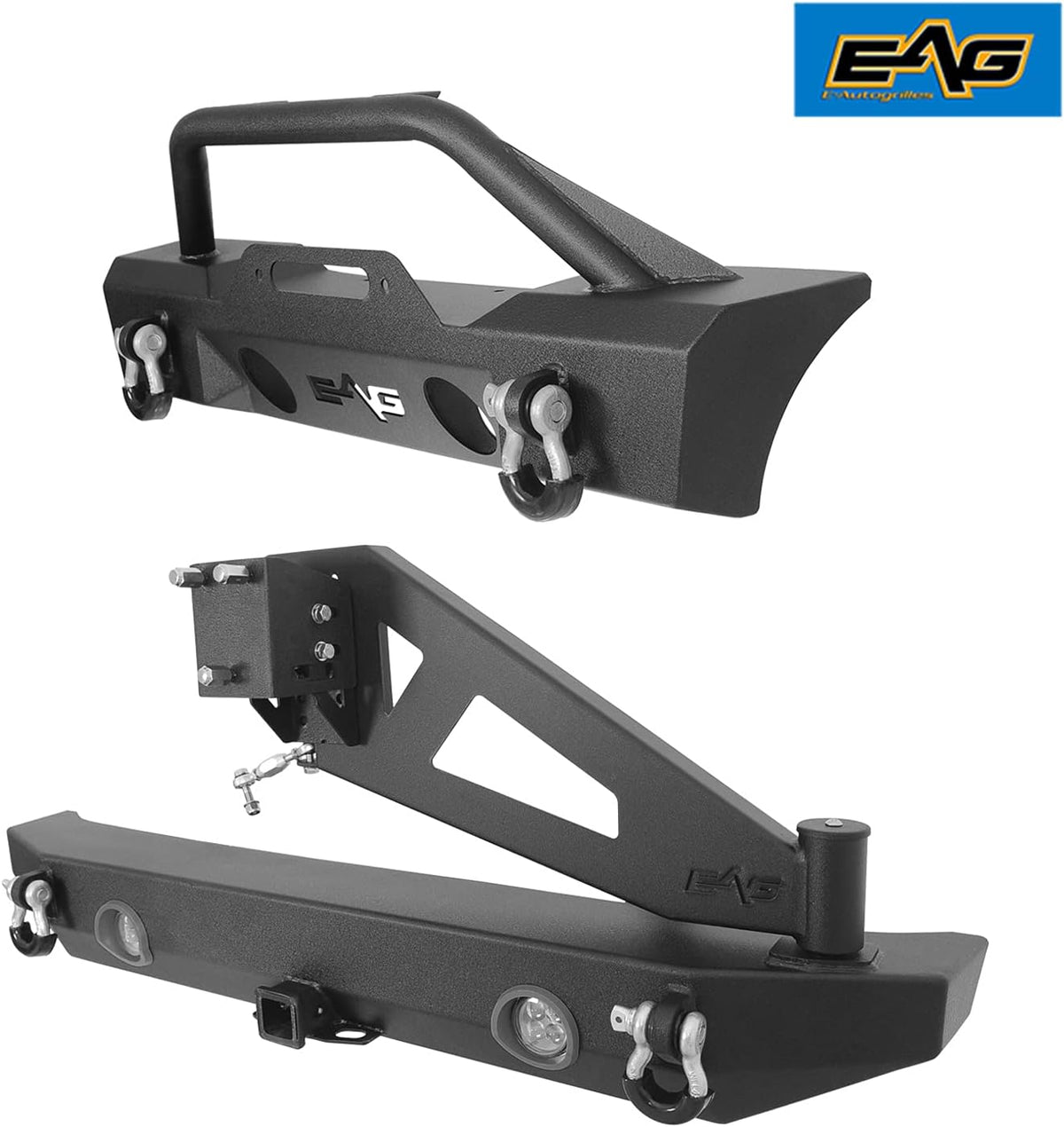 Front and Rear Bumper with Tire Carrier Combo L6365