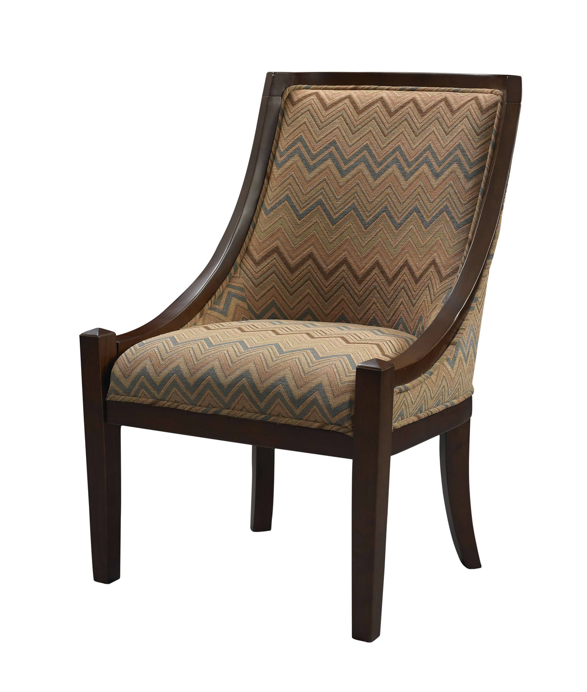 Brown Chevron Chair P6479