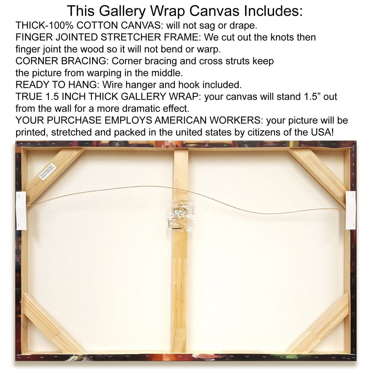 Gilded New York Map Giclee Print on Gallery Wrap Canvas E412