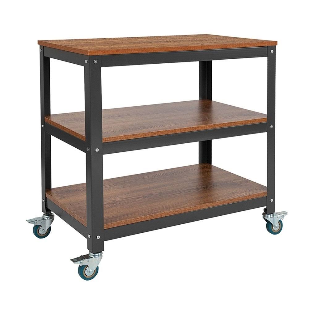 30 inch x 30 inch Storage Cart with Metal Wheels T47243