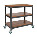 30 inch x 30 inch Storage Cart with Metal Wheels T47243