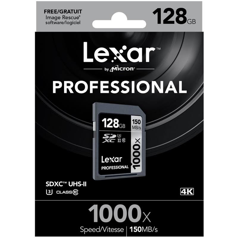 128GB SDXC UHS-2 Class 10 Memory Card O391454