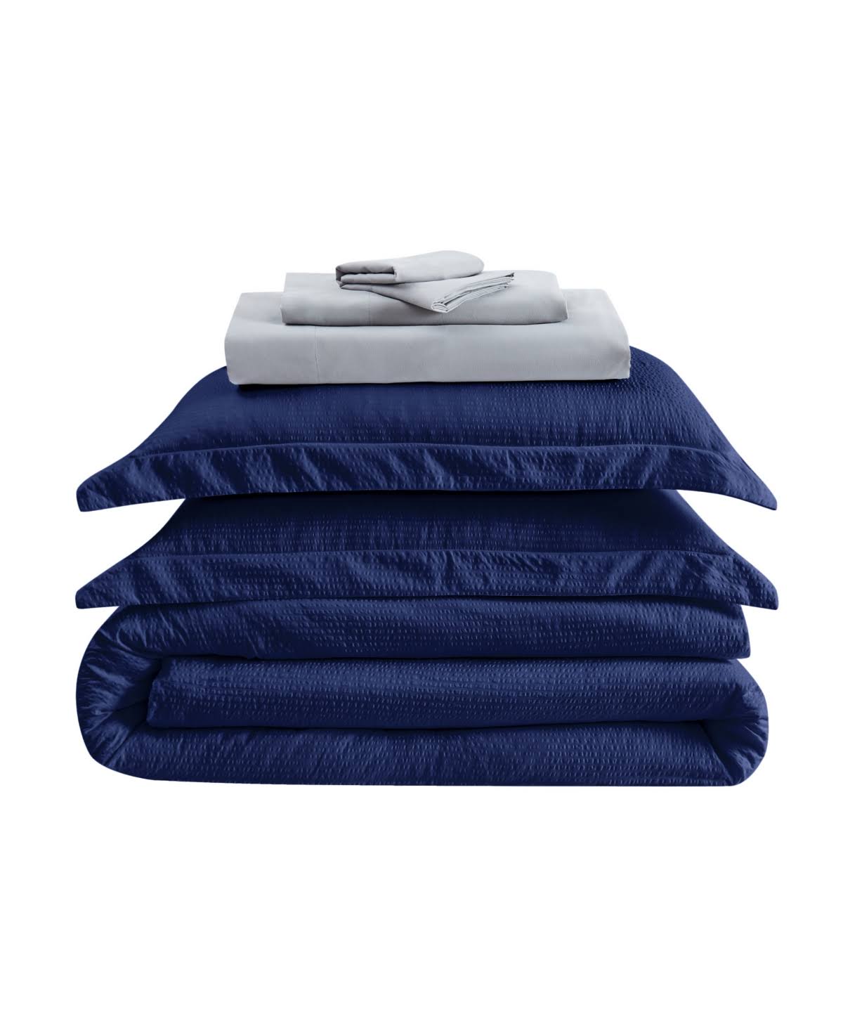 King Gray 7 Piece Bed in A Bag Z1871