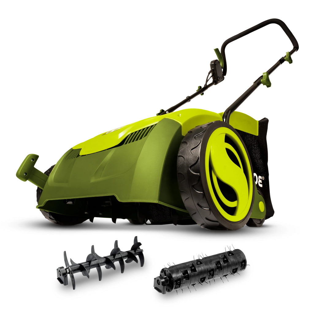 Electric 12.6-inch Lawn Dethatcher + Scarifier with Collection Bag L897111