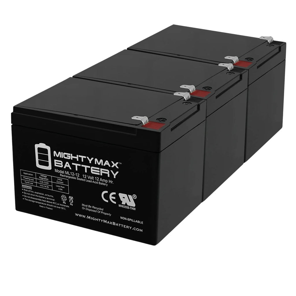 12V 12AH Deep-Cycle Rechargeable Battery D1694