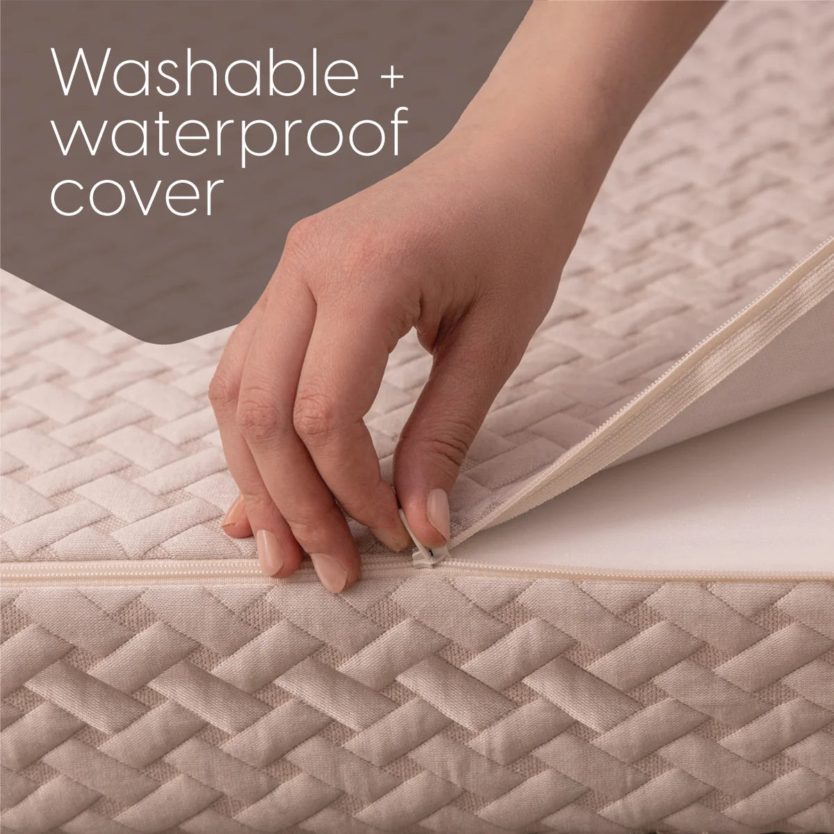 Queen Memory Foam Tri Fold Folding Mattress Q4775