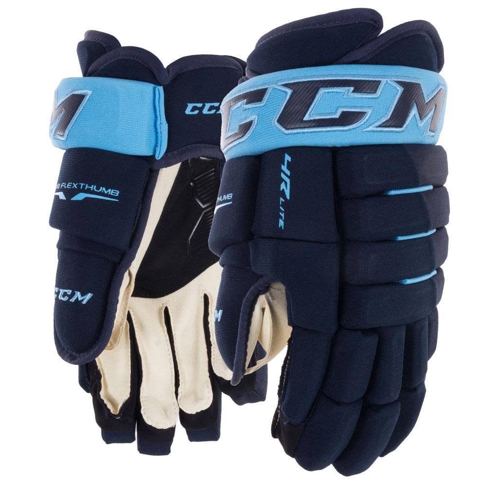 Navy Carolina Blue Hockey Gloves U915