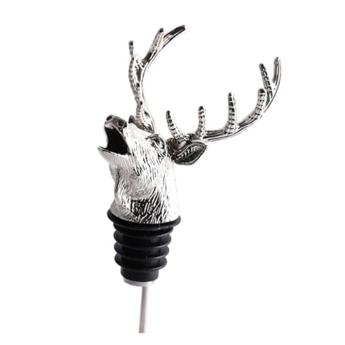 Zinc Alloy Wine Pourer and Stopper A51813