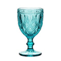 6.5 in. Turquoise Wine Glass R934604