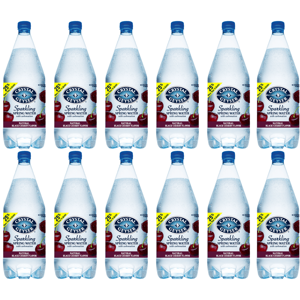 Black Cherry Sparkling Spring Water 12 Pack 42 oz G5800