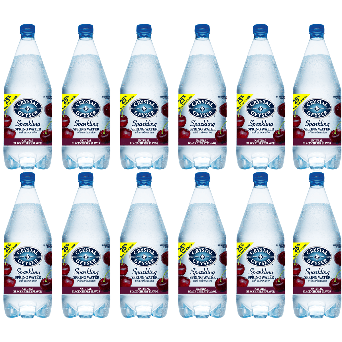 Black Cherry Sparkling Spring Water 12 Pack 42 oz G5800
