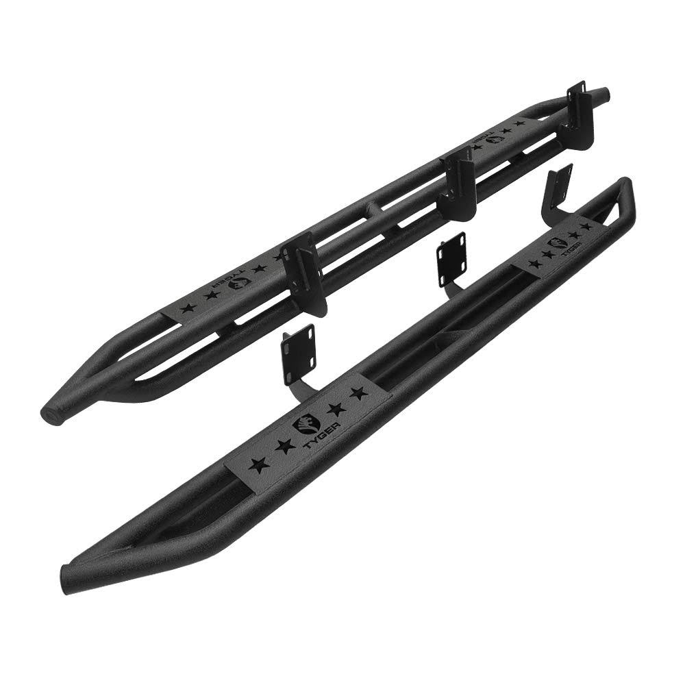 Textured Black Side Step Rails W9909