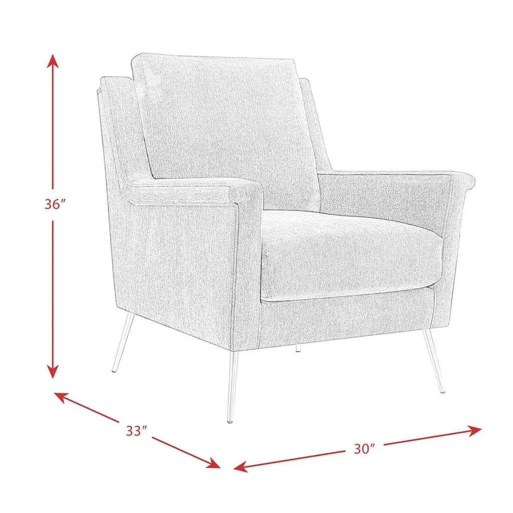 Mid-Century Styled Wooden Chair with Arms H14148
