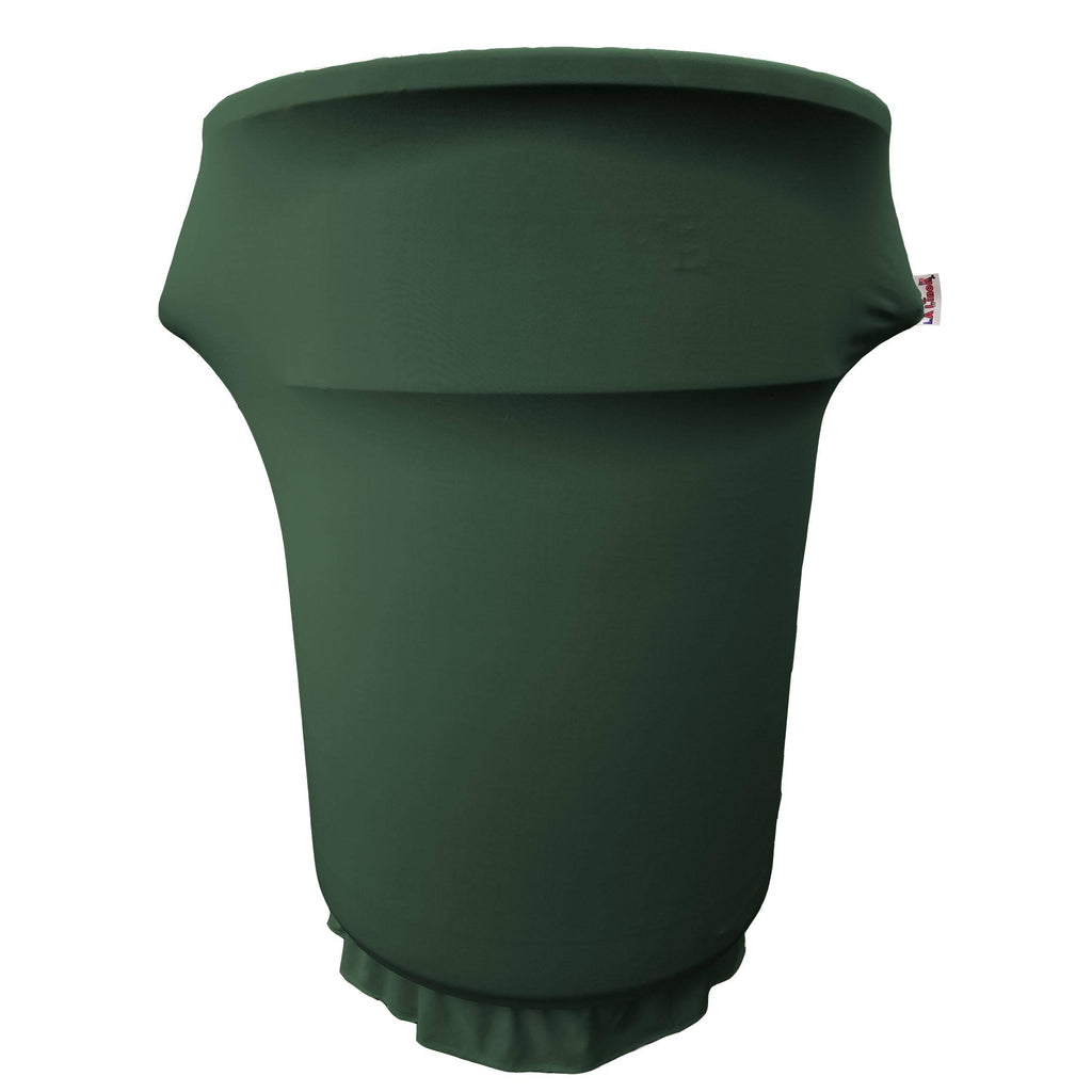 Hunter Green Spandex Trash Can Cover T160