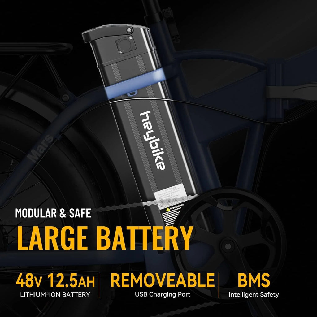 500W Motor 600WH Removable Battery Foldable 20 x 4.0 Fat Tire Electric Bike Z1039