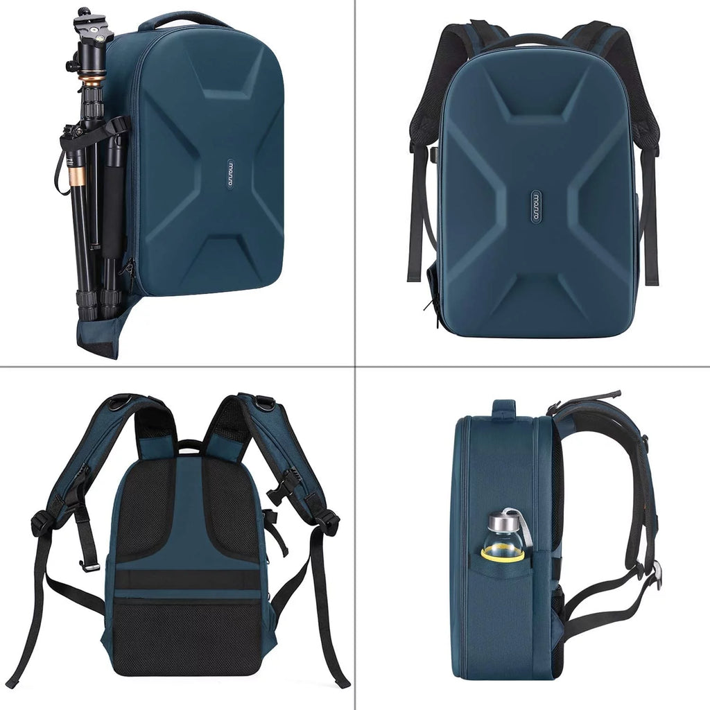 Waterproof Hardshell Camera Backpack with Tripod Holder E21742