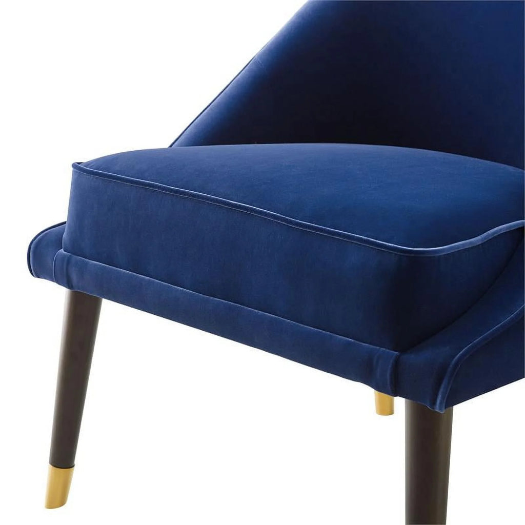 Navy Blue Velvet Accent Chair W26812