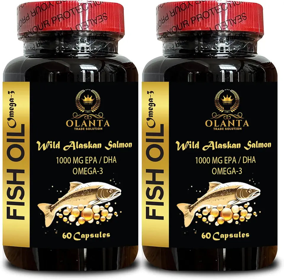 Wild Alaskan Salmon Oil Omega-3 120 Capsules Y7470