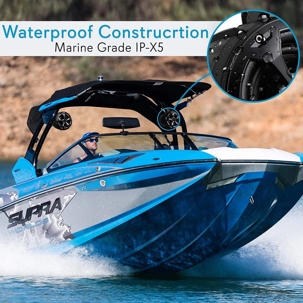 4 Inch 800W Waterproof Marine Speaker System (2 Pairs) E7209