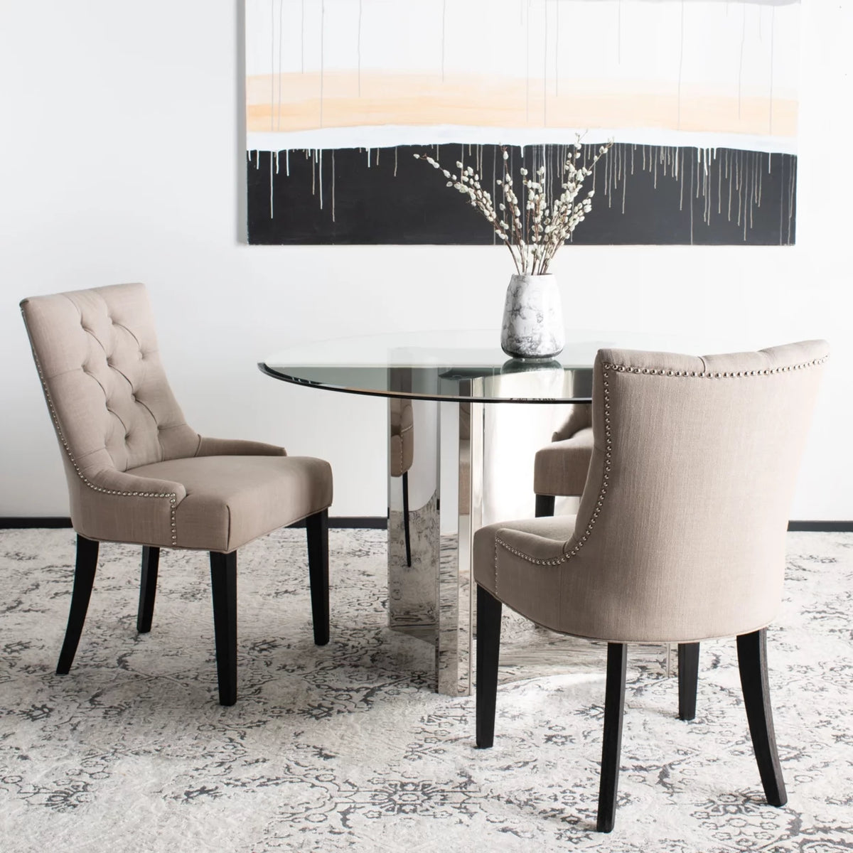Set of 2 Tufted Side Chair X24341
