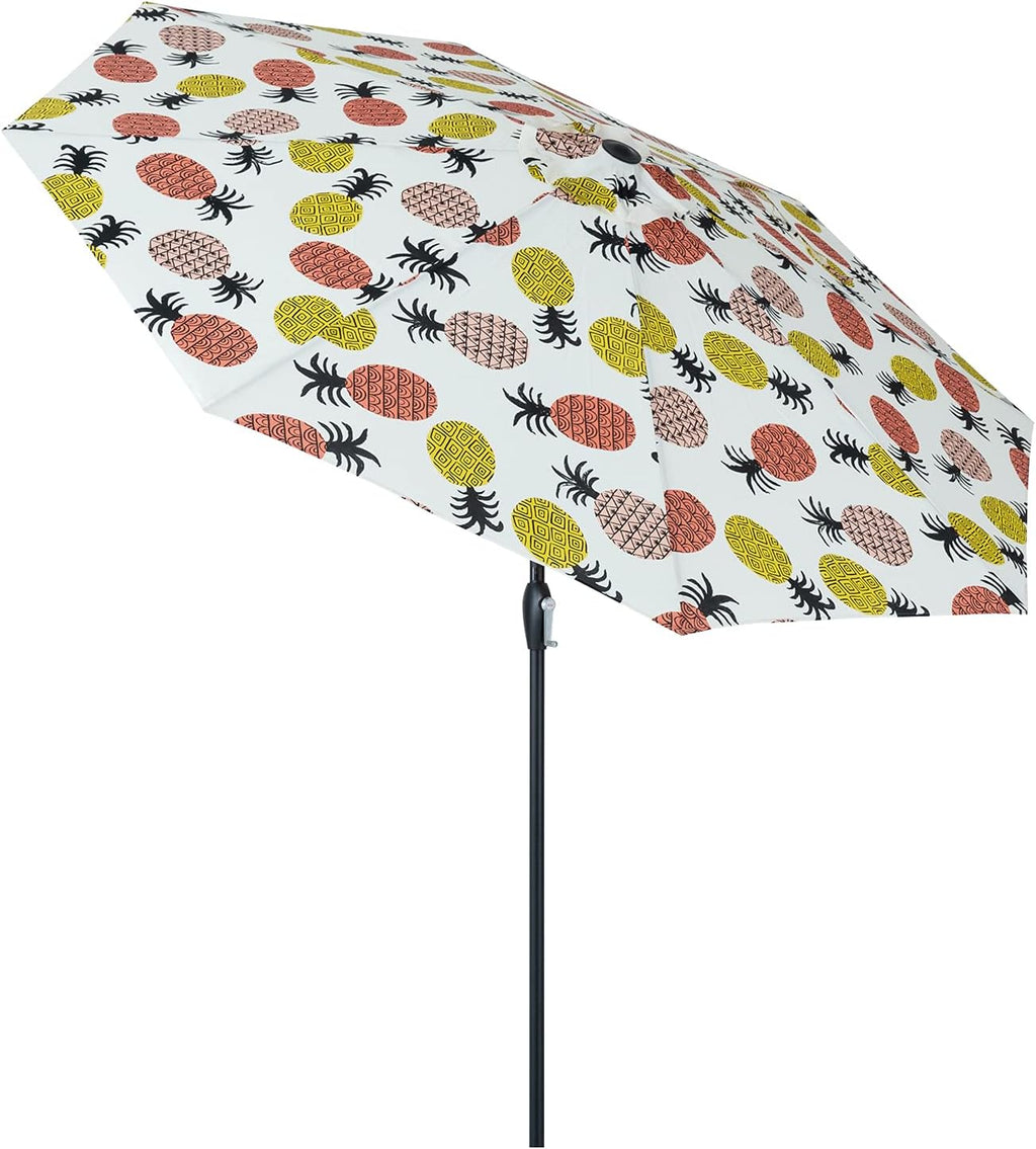 10' Outdoor Patio Table Umbrella with Auto Tilt and Crank D881