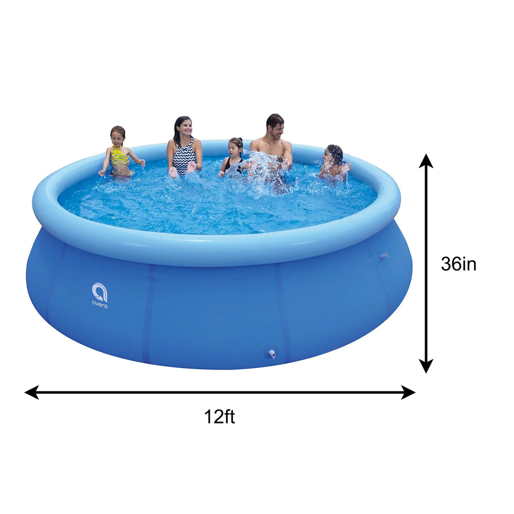 Inflatable Top Ring Round Pool Blue 10 ft x 30 in S654