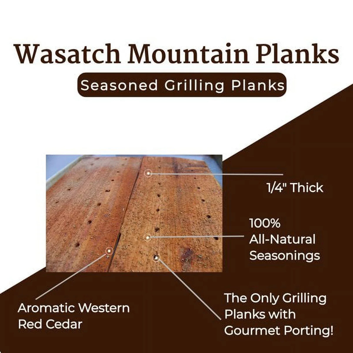 Cedar Grilling Planks 4 Pack U284739