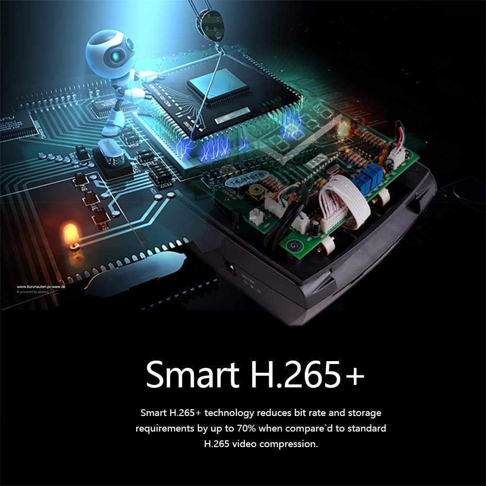 8MP 4K Bullet PoE IP Camera Outdoor 4mm 3840×2160 98ft Night Vision IP67 SD Card Slot G705646