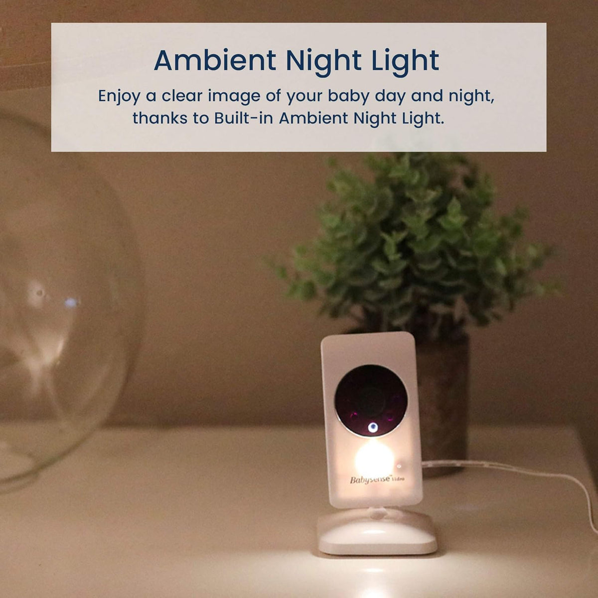 Video Baby Monitor with Camera and Audio, Two Cameras, Night Vision, Two Way Talk K46207