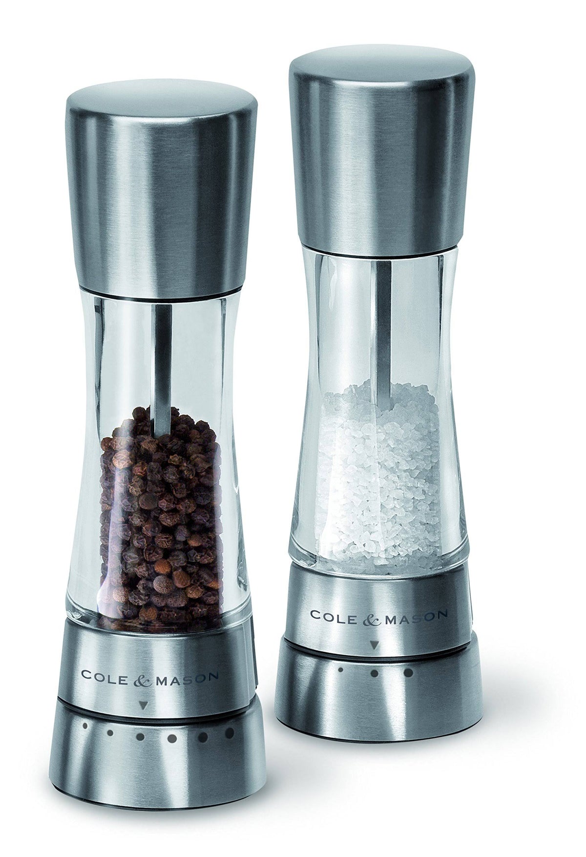 Stainless Steel and Acrylic Salt and Pepper Mill Gift Set Z95801