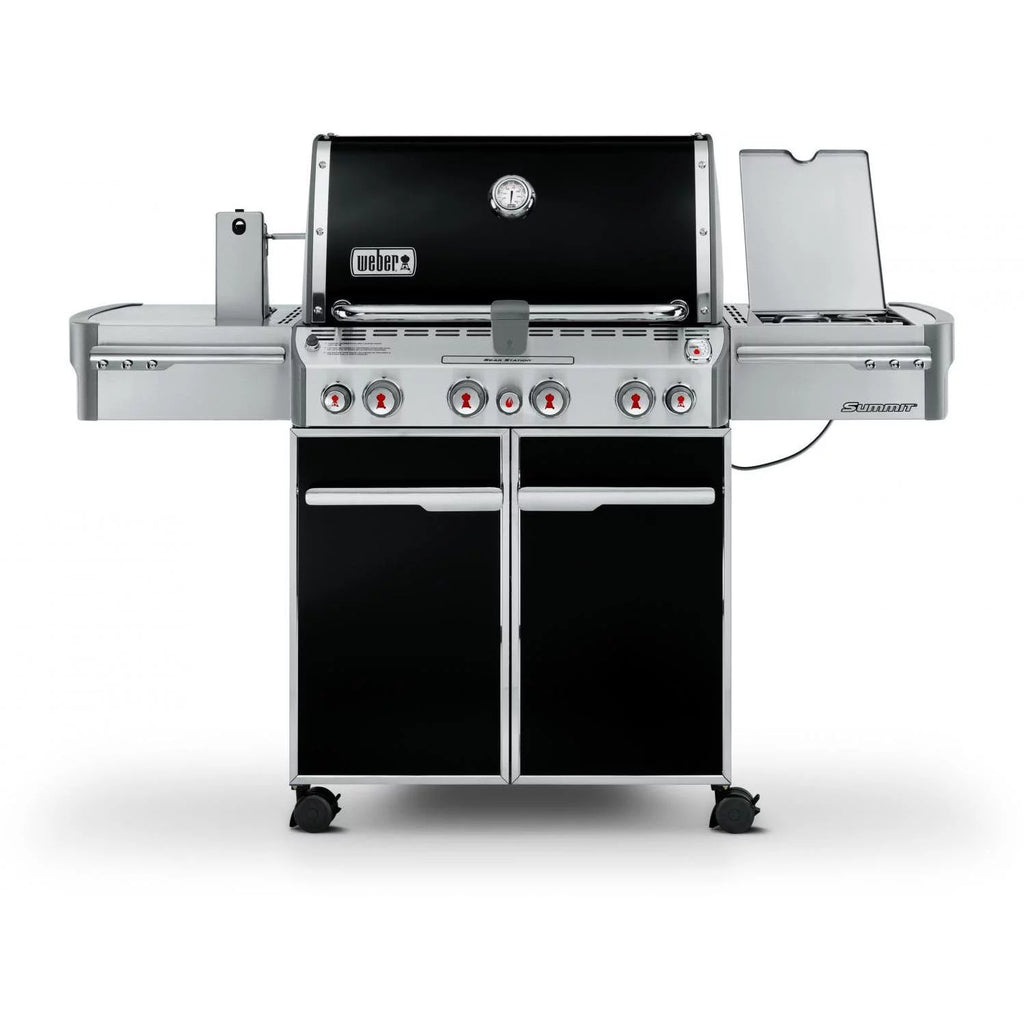 Black Propane Gas Grill with Rotisserie G562159