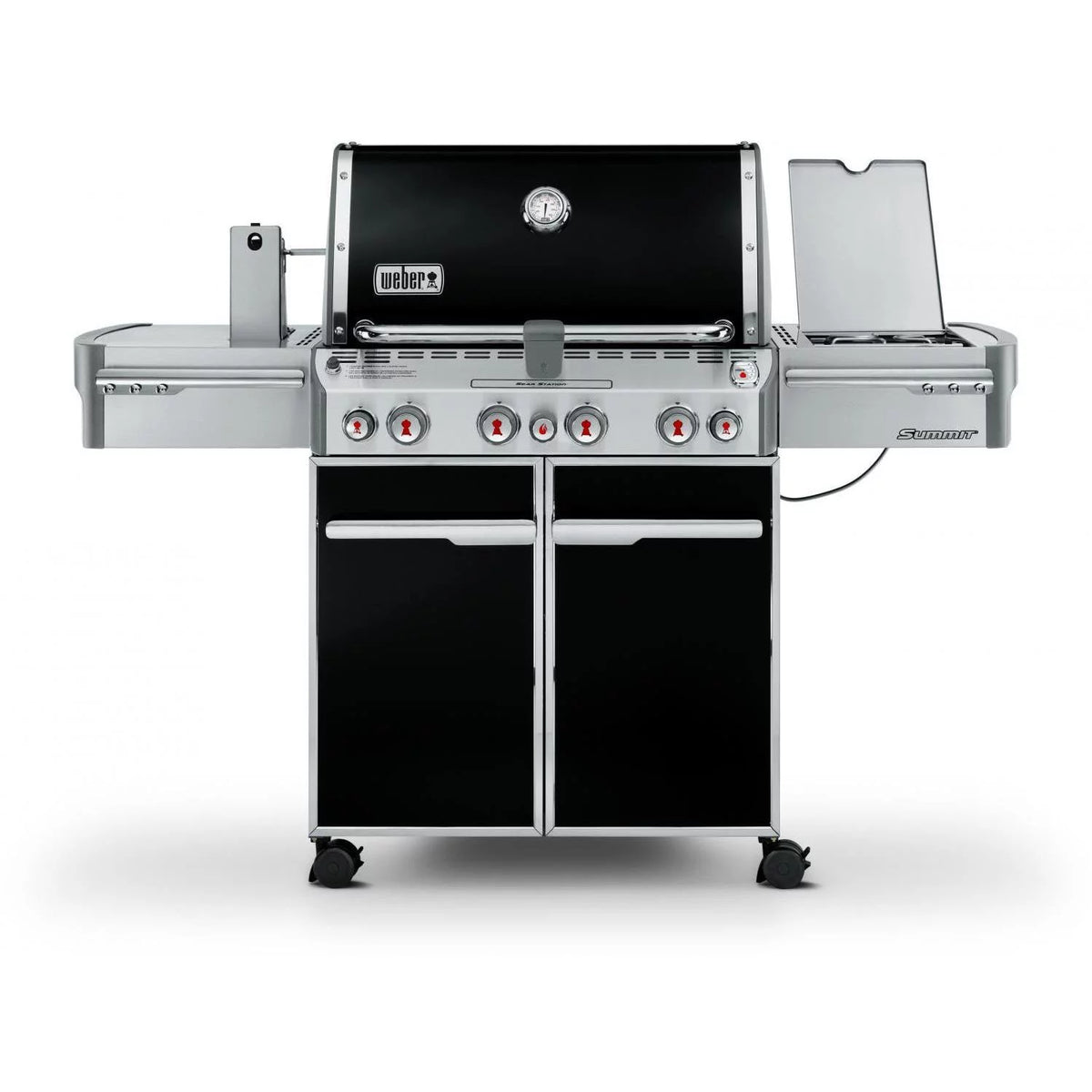 Black Propane Gas Grill with Rotisserie G562159