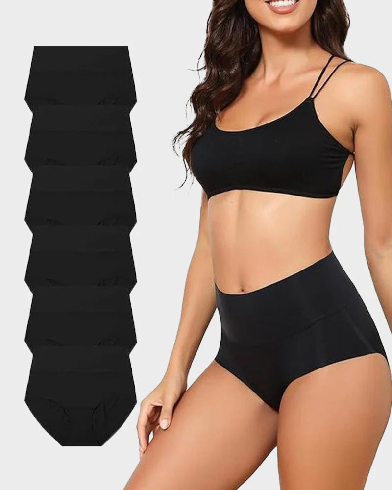 High-Waist No Show Panties 6 Pack P751