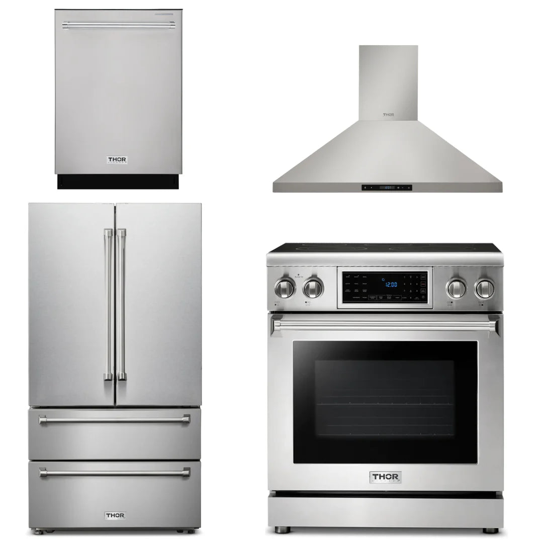 30 Electric Range, Range Hood, Refrigerator, Dishwasher M6957