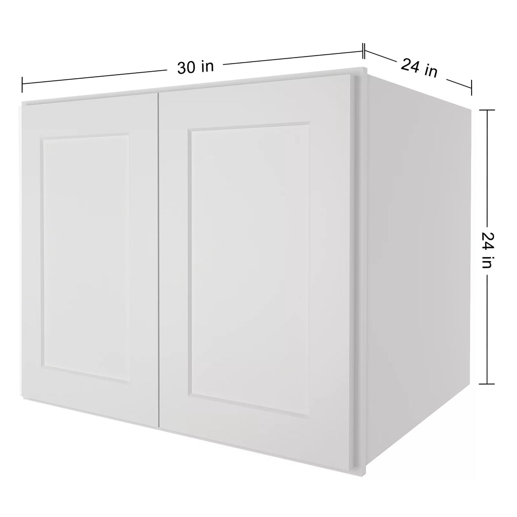 30-in Shaker Wall Bridge Kitchen Cabinet with 2 Doors T918