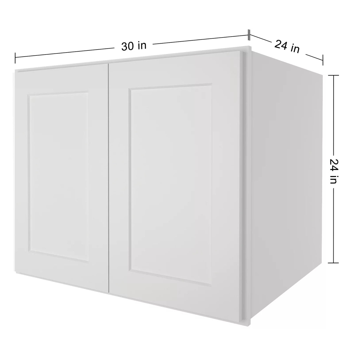 30-in Shaker Wall Bridge Kitchen Cabinet with 2 Doors T918