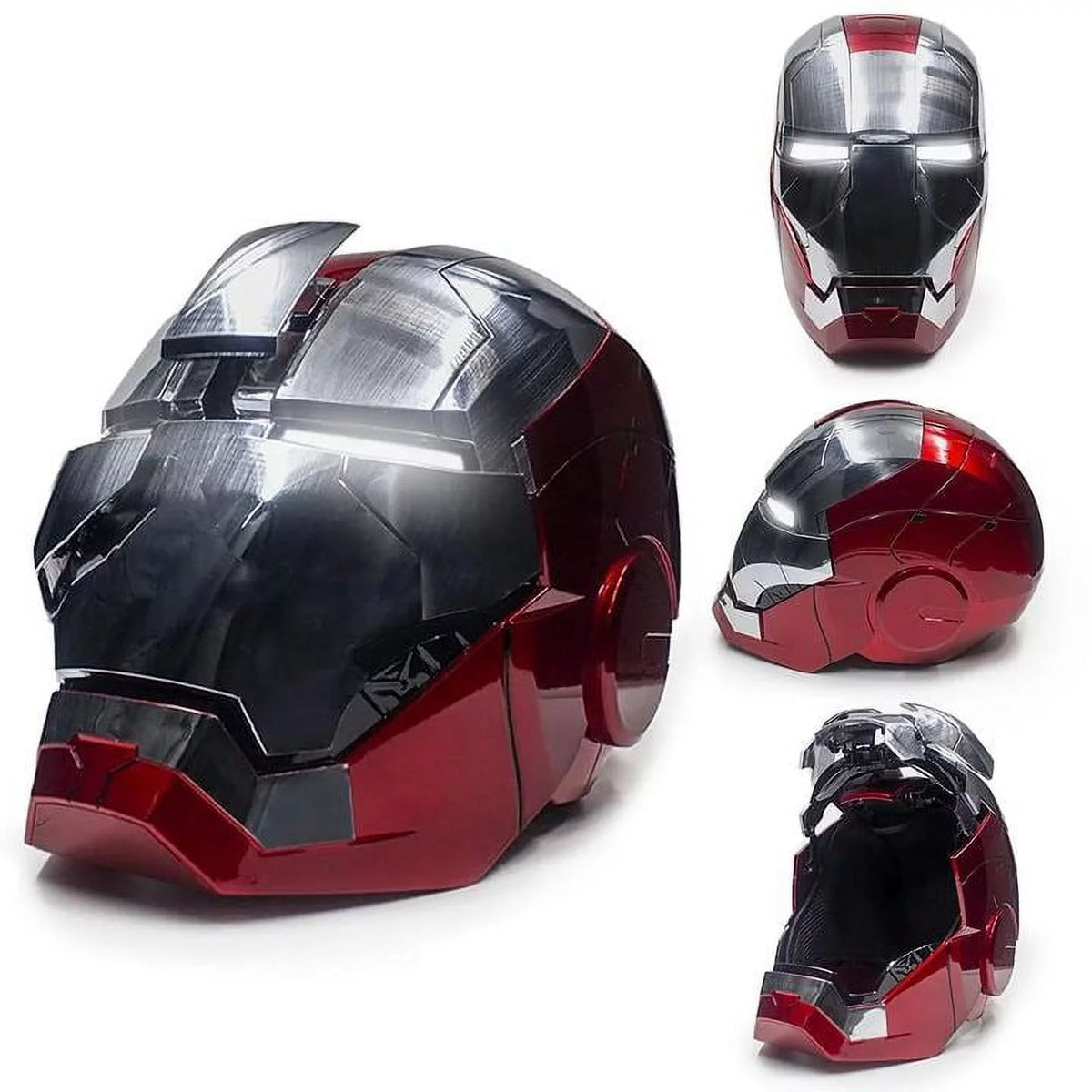 Wearable Electronic Helmet with Sounds & LED Eyes 1:1 Model F844