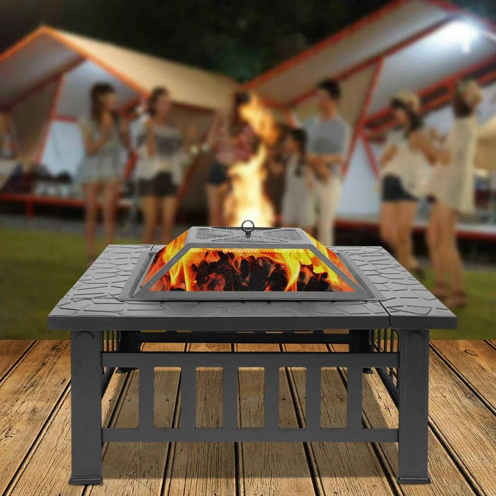 Wooden 32 Metal Fire Pit H947629