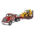 Flatbed Truck with Backhoe Q660097