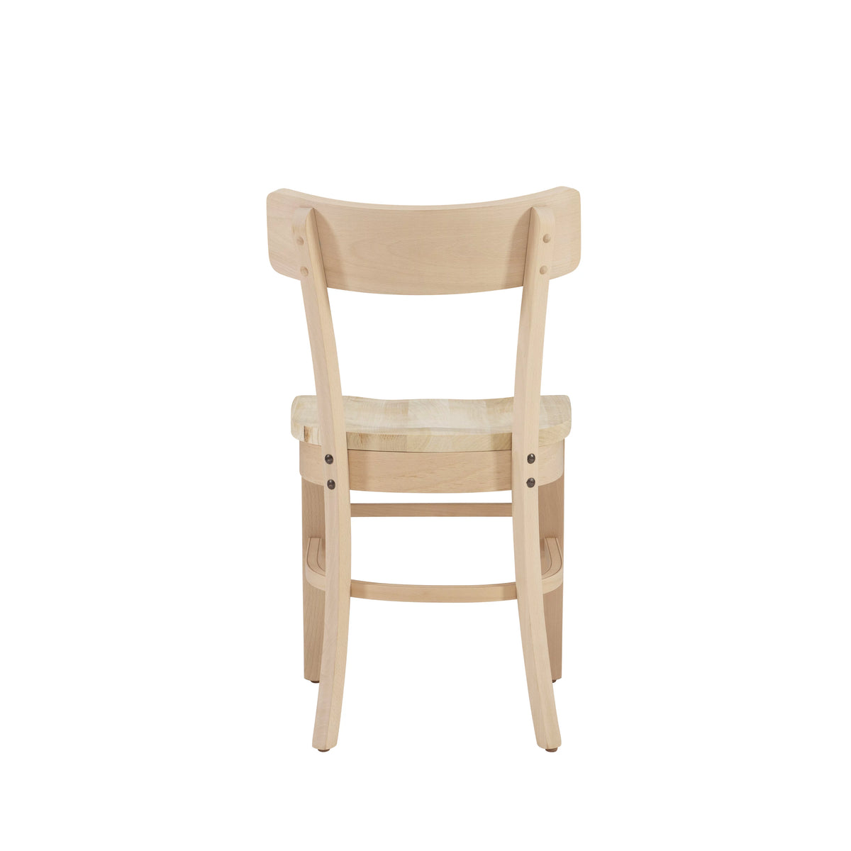 Unfinished Wood Dining Accent Chair, Set of 2 O46382