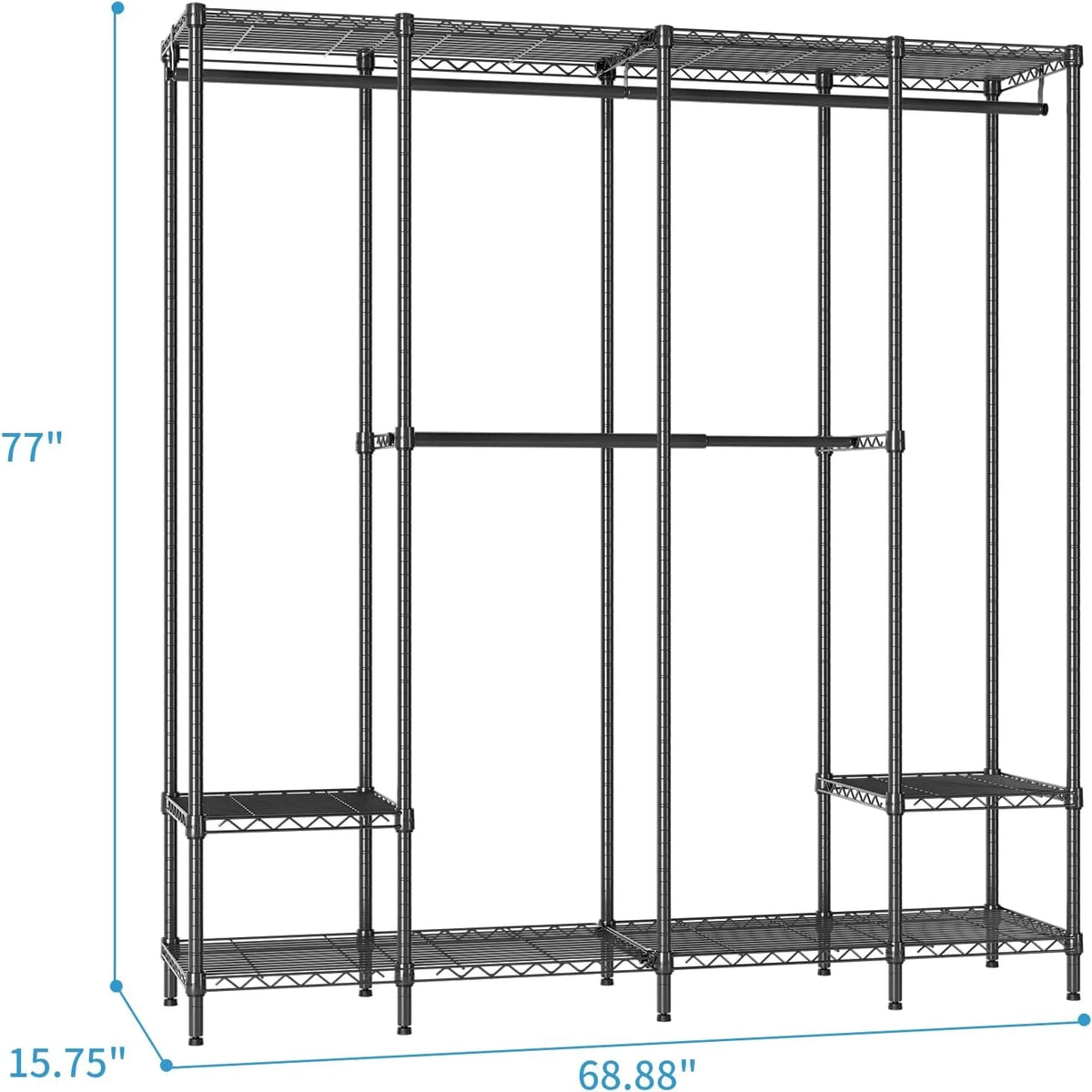 Freestanding Portable Wardrobe Closet Organizer X966992
