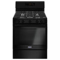 Gas Range with 5th Oval Burner in Black F972