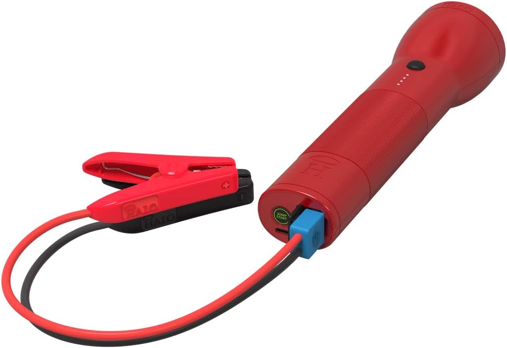 Rechargeable Lithium LED Flashlight with Car Jump Starter and Phone Charger K783